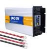 BAIYITONGDA 12V/24V/48V/60V/72V 6000 Watt Pure Sine Wave Power Inverter,DC to 110V 220V AC Converter, Car Power Inverter with Dual AC Socket for Family RV Off Grid Solar,Dc 24v,AC 220V 60Hz view 1