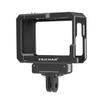 FEICHAO Camera Cage Horizontal Vertical Photohraphy with Cold Shoe Mount, 1/4" Thread Compatible with Action5Pro/4/3 (Upgrad Magnetic 2-Slot) view 1
