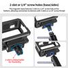 FEICHAO Camera Cage Horizontal Vertical Photohraphy with Cold Shoe Mount, 1/4" Thread Compatible with Action5Pro/4/3 (Upgrad Magnetic 2-Slot) view 4