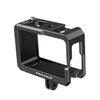 FEICHAO Camera Cage Horizontal Vertical Photohraphy with Cold Shoe Mount, 1/4" Thread Compatible with Action5Pro/4/3 (Upgrad 2-Slot) view 1