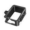 FEICHAO Camera Cage Horizontal Vertical Photohraphy with Cold Shoe Mount, 1/4" Thread Compatible with Action5Pro/4/3 (Upgrad 2-Slot) view 3