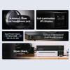 SMSL PL150 CD Player,Compatible with Standard CD,MP3 CD.Supports RCA,3.5mm+4.4mm Headphones,Optical,Coaxial Output Interface,CS43198 DAC Chip,Auitable for Laptops and Computers and Car (Silvery) view 3