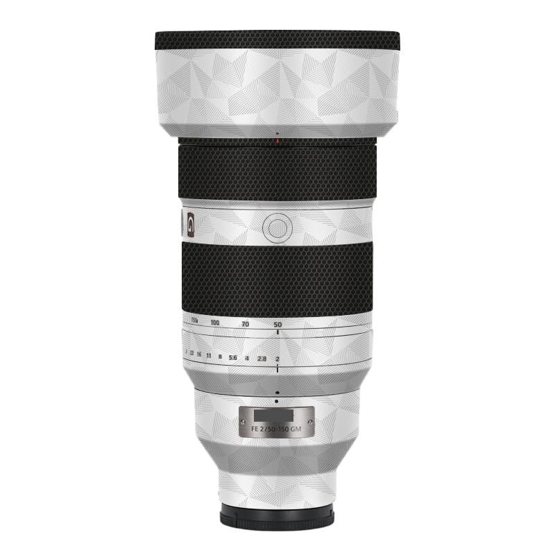 50 150 F 2 Anti-Scratch Camera Lens Skin Vinyl Wrap Protective Sticker Coat Accessories Decals for Sony FE 50-150mm F2 GM (Triangle White)
