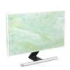 Baocicco Sage Green Marble Waterproof TV Dust Cover 40, 41, 4243 Inch Anti-Static Dustproof Abstract Creative Desige Television Accessories TV LCD Screen Texture TV Decoration for Tablet view 1