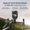 aMagisn Magnetic Quick-Release Base Accessory, Suitable for Portable Action Cameras for DJI Osmo 360/Action 5/4/3 view 2