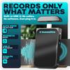 TensaOne Voice Activated Recorder  Mini Audio Recording Device with Magnetic Mount, Small Portable Digital Recorders, Microphone Devices with AI Smart Noise Reduction, Wireless Sound, 128GB9000 hrs view 2
