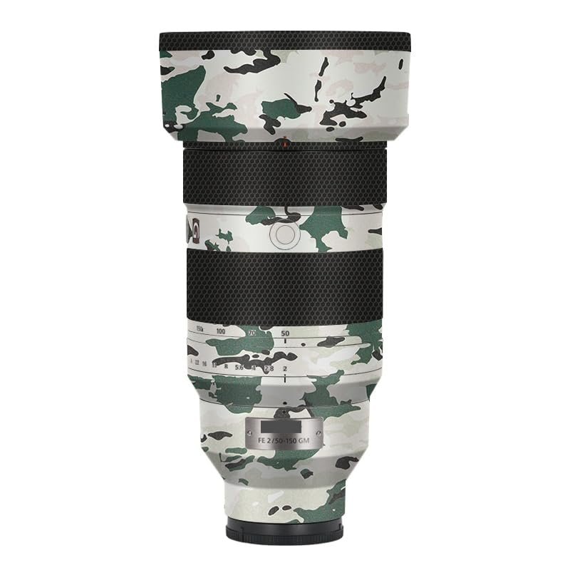 50 150 F 2 Anti-Scratch Camera Lens Skin Vinyl Wrap Protective Sticker Coat Accessories Decals for Sony FE 50-150mm F2 GM (Jungle Camouflage)