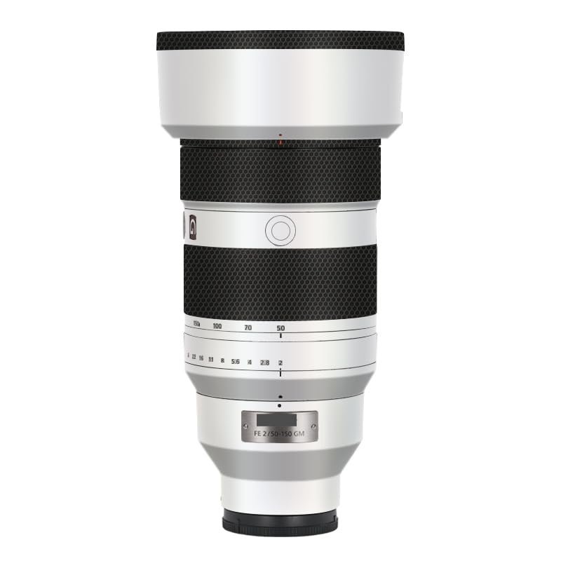 50 150 F 2 Anti-Scratch Camera Lens Skin Vinyl Wrap Protective Sticker Coat Accessories Decals for Sony FE 50-150mm F2 GM (Multicolor White)