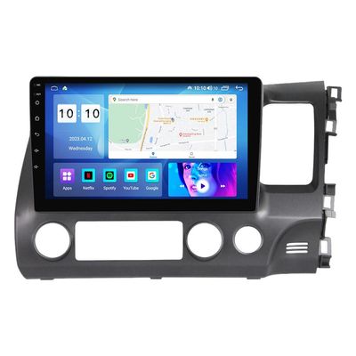 Android car Radio for Honda Civic 2005-2012 Right Hand Drive Only,10 inch Car Stereo Touch Screen Upgrade with Wireless CarPlay/Android Auto GPS Navigation WiFi AM FM Radio Head Unit,4G+32G