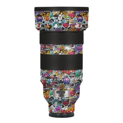 50 150 F 2 Anti-Scratch Camera Lens Skin Vinyl Wrap Protective Sticker Coat Accessories Decals for Sony FE 50-150mm F2 GM (Graffiti White)