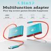 TV Dock for Switch, Docking Station for OLED/Steam Deck/MacBook, Portable TV Adapter  Travel Dock, Compatible with Nintend0 Switch, Supports 4K@60Hz HDMI 2.0a HDR, 100W PD, USB 3.0 view 2