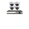JUCFRDNJ Dome Security Monitor System 4K 8MP IP Camera Set Face Detection 10CH NVR Audio CCTV Video Surveillance Protection Kit(2T,4PCS 8MP Cameras) view 1