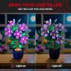 BRIKSMAX 2.0 Light Kit for Lego-Hibiscus -Innovative Led Lighting Compatible with Lego The Botanical Collection 10372 - Not Included Model Set view 2