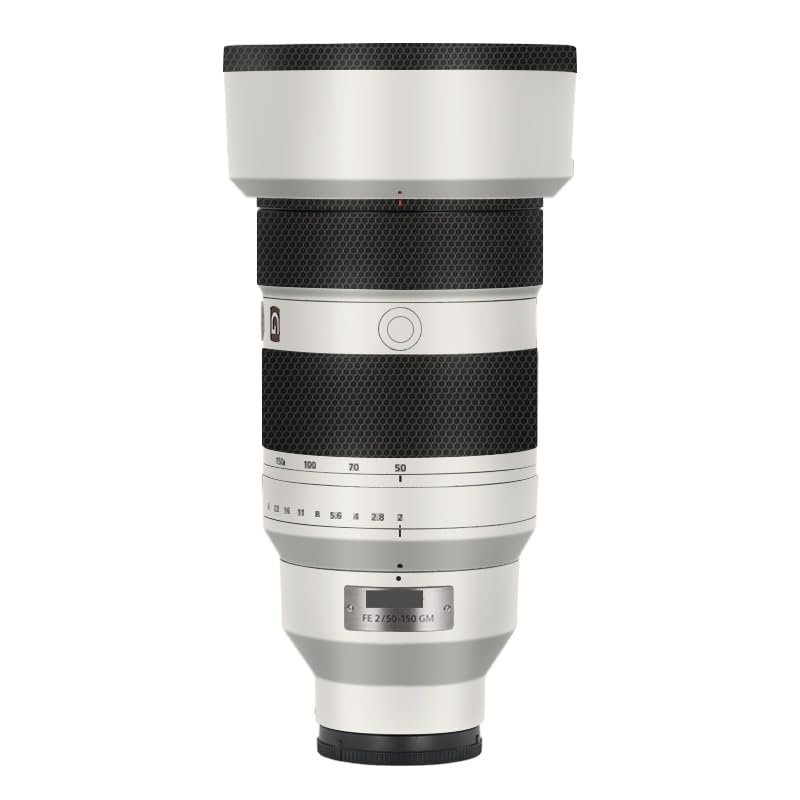 50 150 F 2 Anti-Scratch Camera Lens Skin Vinyl Wrap Protective Sticker Coat Accessories Decals for Sony FE 50-150mm F2 GM (Stain White)