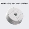 Camera Junction Box - Outdoor Security Bracket | Hide Cable Waterproof SURVEILLANCcE Tool Cover, Wiring Enclosure Mount Connector Concealer for Dome Cameras and Solar Panel view 4