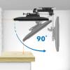 Adjustable Ceiling Tilt TV Ceiling Mount - 0-90 Flip Down TV/Monitor Bracket Fits 17-37 Inch TVs, 30 Left/Right Rotation, Max VESA 200x200mm view 4