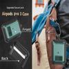 Olytop for Airpods Pro 3 Case with Lock Clip, Rugged Apple Airpods Pro 3rd Generation Cover 2025 Men Women, Armor Shockproof iPod Pro3 Gen Protective Hard Shell with Carabiner&Cleaner kit,Black/Green view 4