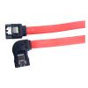 HYAGBCOP 30cm SATA III Cables 6Gbps S Left Side Angle with Locking Latch Cable view 1