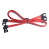 HYAGBCOP 30cm SATA III Cables 6Gbps S Left Side Angle with Locking Latch Cable view 2