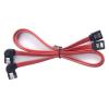 HYAGBCOP 30cm SATA III Cables 6Gbps S Left Side Angle with Locking Latch Cable view 4