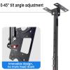 Adjustable Ceiling TV Mount Bracket - Height-Adjustable TV Ceiling Mount, 360 Degree Rotatable, Tiltable, Swivel, Suitable for 20-32 Inch TVs, Max VESA 200x200mm view 4
