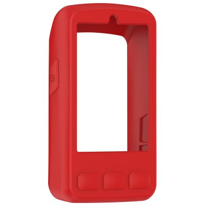 Compatible with Wahoo ELEMNT Bolt V3 & Bolt 3 Bike Computer Silicone Protective Case, Shockproof, Scratch-Resistant, Lightweight, Easy Access to Buttons and Screen, (1 Red)