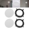 ciciglow Ceiling Speaker Grille Cover, Magnetic Round Ceiling Speaker Decorative Mesh Cover, Circle Metal Net Mesh Grille with Preinstalled Screws, Sturdy Construction view 4