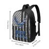 ZDHGAEW US Air Force Veteran Travel Laptop Backpack Bag with USB Charging Port 17 Inch Computer Business Backpacks for Men Work College Gift,Casual Daypack,Black view 4