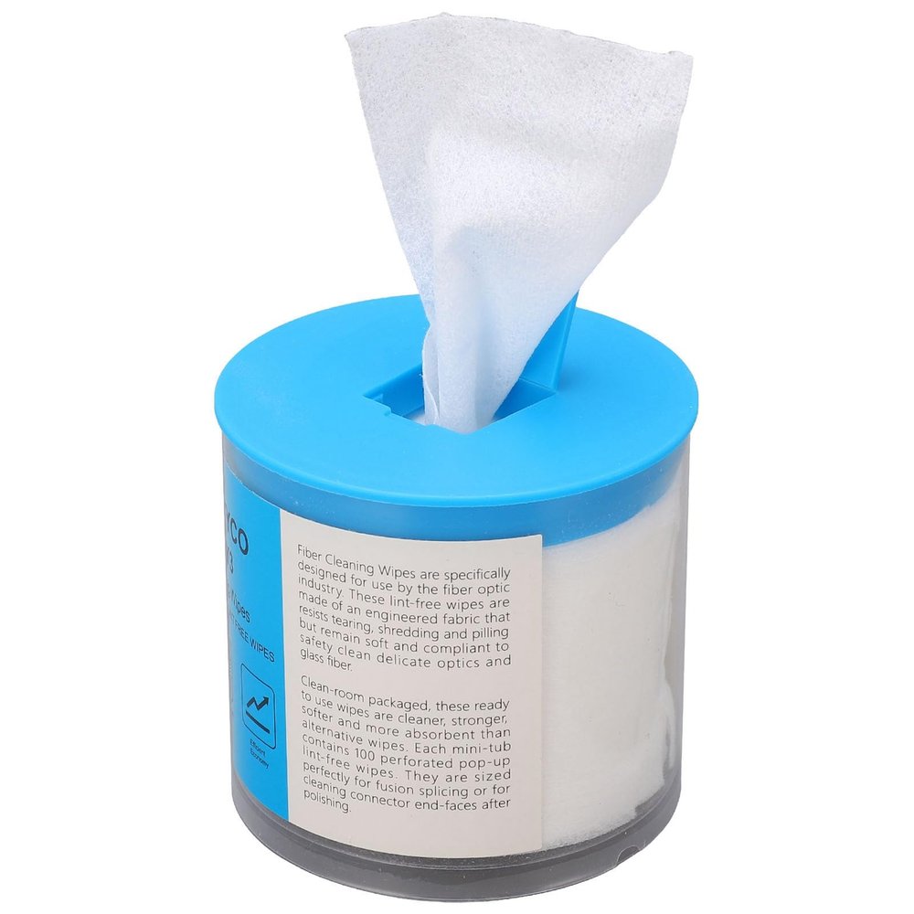 NOENNULL 180 Pack Optical Fiber Cleaning Wipes Premium Lint Connector Cleaning Paper for Fiber Optic Cables, End Faces, Adapters