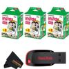 Fujifilm Instax Mini Instant Camera Film for Mini Instant Cameras + USB Flash Drive - Capture Memories Anytime, Anywhere with Sunshine Photo Microfiber Cleaning Cloth... view 1