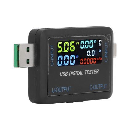 Focket USB Type C Digital Multimeter Tester Voltage Current Detector with LCD Color Display for 5-36V Charging Cables and Power Banks