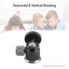Yosoo Camera Tripod Mini Ball Head, Aluminum Alloy Ball Head 360 Degree Rotation Folding Dual U Shape Slot 1/4in Mount Tripod Head Black for Tripod Monopod view 3