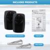 2-Button Universal Garage Door Remote KLIK5U-BK2 KLIK3U-BK - Works with Yellow/Purple/Red-Orange/Green Learn Buttons view 3