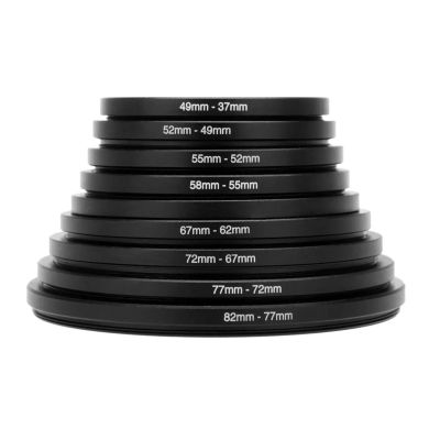 1Pcs 77MM to 52/58/62/67/72/82mm Filter Step Up Adapter Ring for Camera Lens Filter(77 to 67mm)