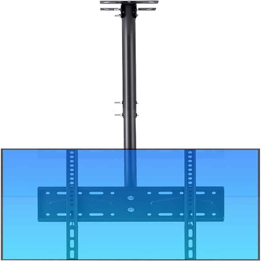 Adjustable Tilt Swivel TV Ceiling Mount Bracket for 26 55 inch LED Sn TV Black Multifunction Height Adjustable TV Stand (1.52m)