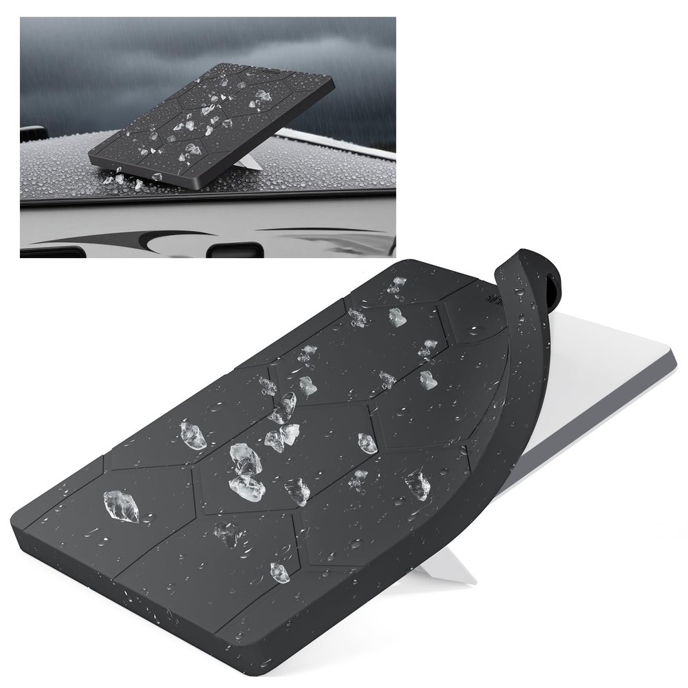 STARGEAR Starlink Mini Protective Cover Case, Hailproof Liquid Silicone Protective Case for Starlink Mini Dish, Starlink Minis Accessories Waterproof Shockproof Portable for Outdoor Camping, Black