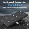 STARGEAR Starlink Mini Protective Cover Case, Hailproof Liquid Silicone Protective Case for Starlink Mini Dish, Starlink Minis Accessories Waterproof Shockproof Portable for Outdoor Camping, Black view 2