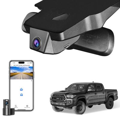 4K Front & 2K Rear 2 Channel HDR Dash Cam, Dual STARVIS 2 IMX678 IMX675, Custom Fit for Toyota Tacoma 2018-2023, Limited TRD Sport Off-Road Pro SR5 SR etc, 5GHz WiFi, GPS, 128GB Card