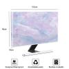 Baocicco Violet Marble Waterproof 65 Inch TV Dust Cover Anti-Static Dustproof Abstract Creative Desigen Television Accessories TV LCD Screen Texture TV Decoration for LED LCD OLED TVs view 2