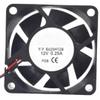 YY6025H12B Fan 6CM for 12V 0.25A 6025 60X60X25MM 2-Wire Cooling Fan view 1