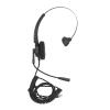 lvifloae Rj9 Telephone Headset Noise Canceling Single Sided Headphone with Mic Spring Cord Anti Design Adjustable Headband Ideal for Call Centers Office Phones view 1