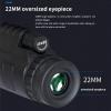 20mm Eyepiece Refractor Telescope with Tripod & Compass for Mobile Phones, Outdoor Astronomy view 2