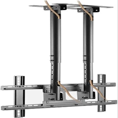 Adjustable Height TV Stand, Holds Up to 70kg Sns Ceiling TV Mount Bracket, Can Mount On Ceilings/Wall TV Mount TV Stand