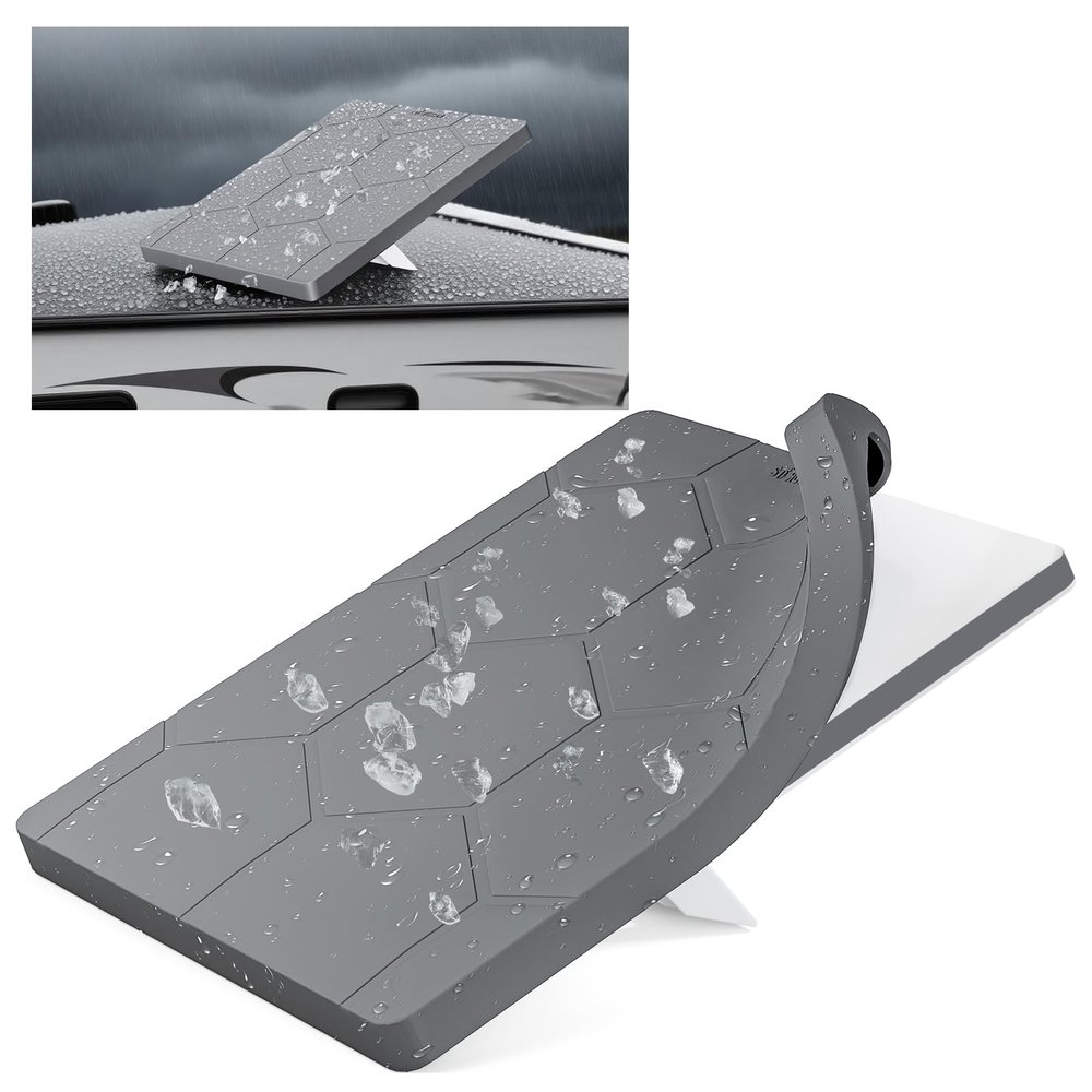 STARGEAR Starlink Mini Protective Cover Case, Hailproof Liquid Silicone Protective Case for Starlink Mini Dish, Starlink Minis Accessories Waterproof Shockproof Portable for Outdoor Camping, Grey