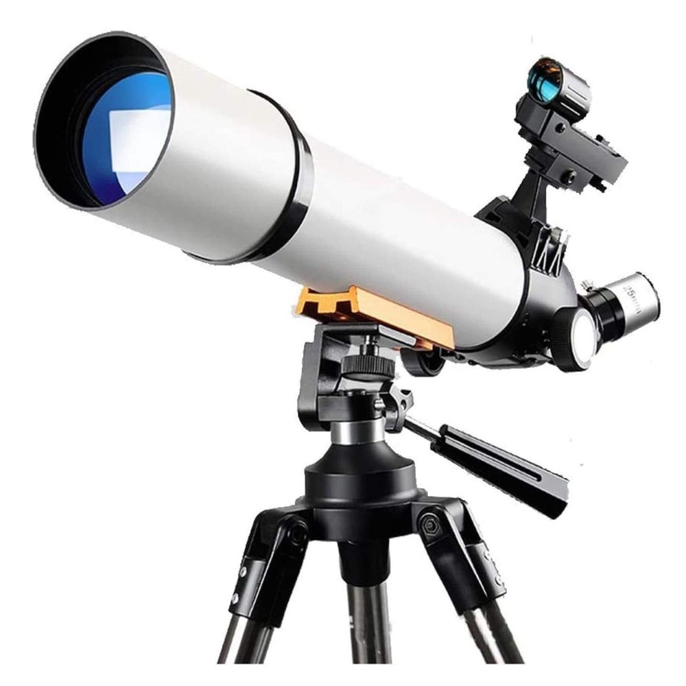 70mm Refractor Telescope with Tripod & 2 Eyepieces, High Magnification, Beginner-Friendly