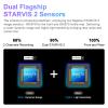4K Front & 2K Rear 2 Channel HDR Dash Cam, Dual STARVIS 2 IMX678 IMX675, Custom Fit for Toyota Corolla & Hybrid Gen12 E210 2023-2026 (Model A), LE SE XLE XSE etc, 5GHz WiFi, GPS, 128GB Card view 4