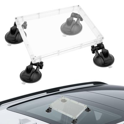 Car Suction Cup Mount Compatible for Starlink Mini, Strong Suction Protective Mounting Case for Car Sunroofs Dashboard Windows RVs, Trucks, Boats Vibration-Proof Stable Satellite Signal