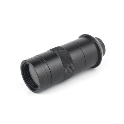 180X Adjustable Focal Length C-Mount Video Microscope Camera Objective Lens(180X)