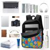AJmores Candy Blast Printed Backpack Bulk Backpack Laptop Backpack Lightweight Travel Backpack view 3