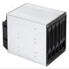 5 Bay Hard Drive Enclosure, Vertical External Hard Drive Docking SATA HDD SSD, Aluminum Alloy Drive Case Support, Power Adapter view 2